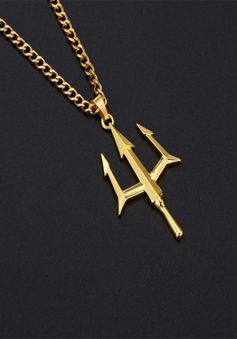 Gold Preminum Titanium Steel Pendant For Men