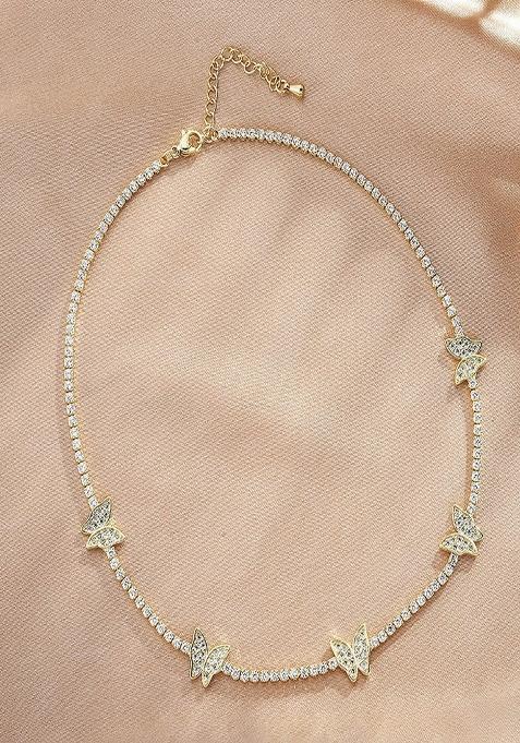 Gold Preminum Copper Necklace For Women