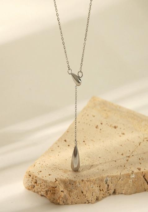 Silver Preminum Titanium Steel Necklace For Women
