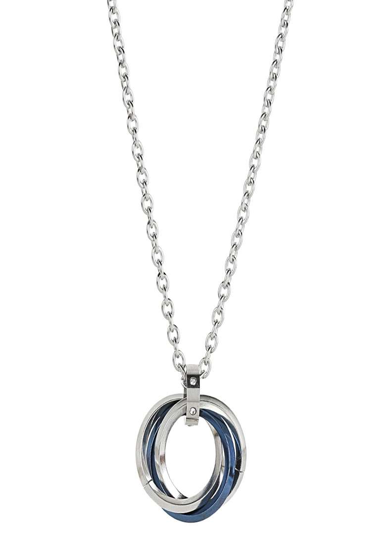 Blue Preminum Stainless Steel Pendant For Men - Indya