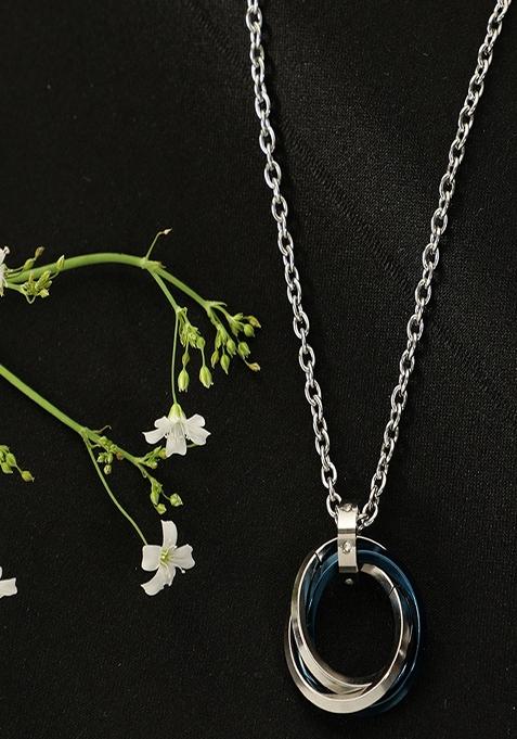 Blue Preminum Stainless Steel Pendant For Men