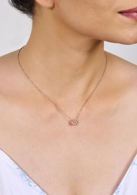Rose Gold Preminum Alloy Necklace For Women