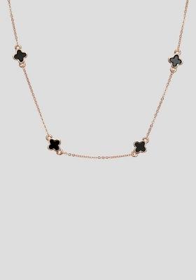 Black Preminum Alloy Necklace For Women