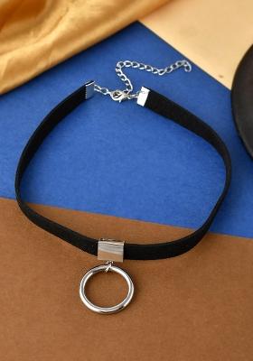 Black Preminum Alloy Necklace For Women