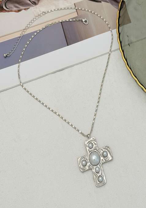 Silver Lobster Clasp Alloy Pendant For Women