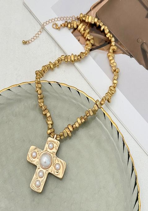 Gold Lobster Clasp Alloy Pendant For Women