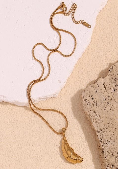 Gold Lobster Clasp Stainless Steel Pendant For Women