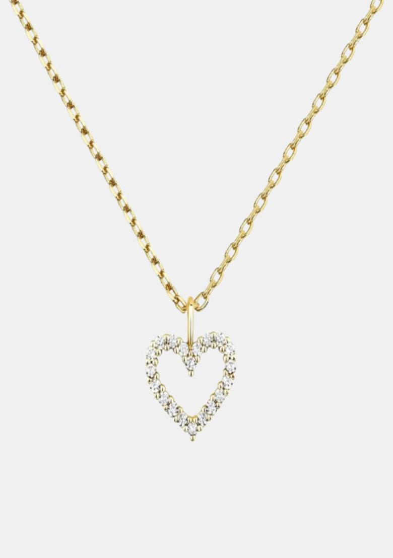 Gold Lobster Clasp Copper Pendant For Women - Indya