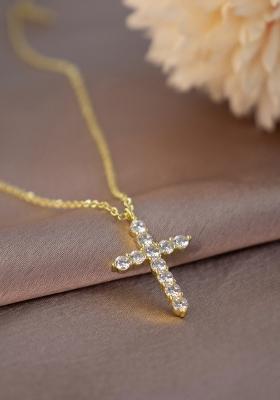 Gold Lobster Clasp Copper Pendant For Women