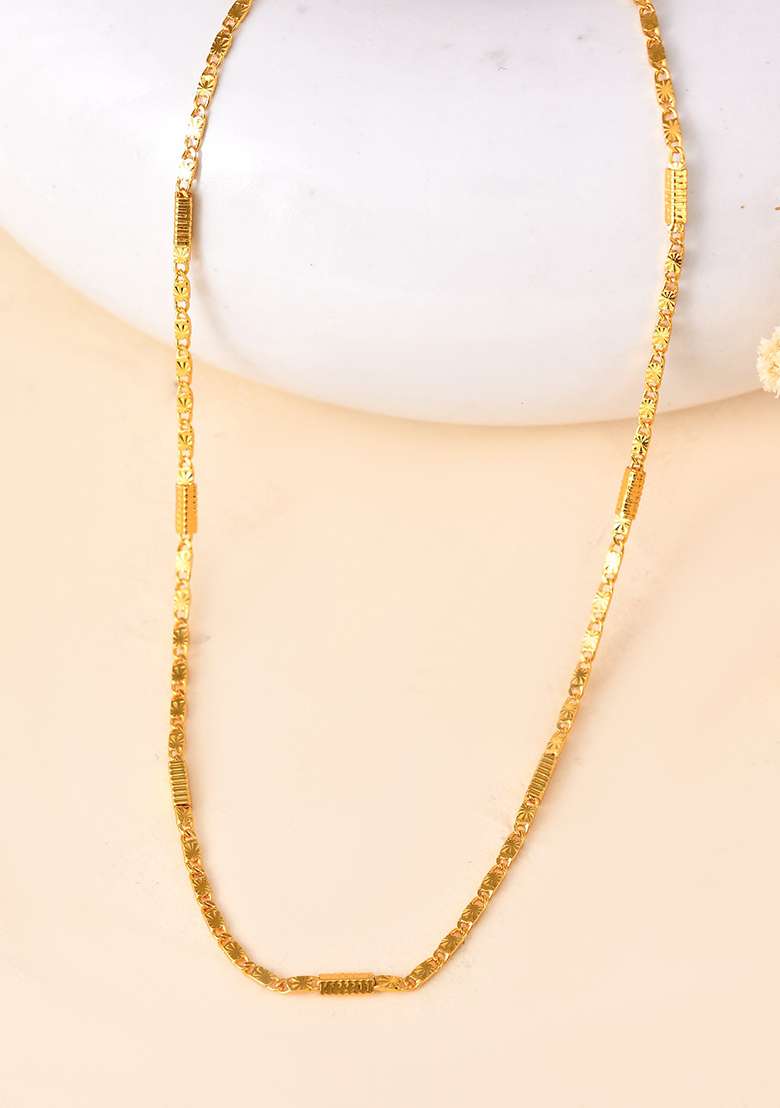 Pipe Shaped Classic Chain For Women - Indya
