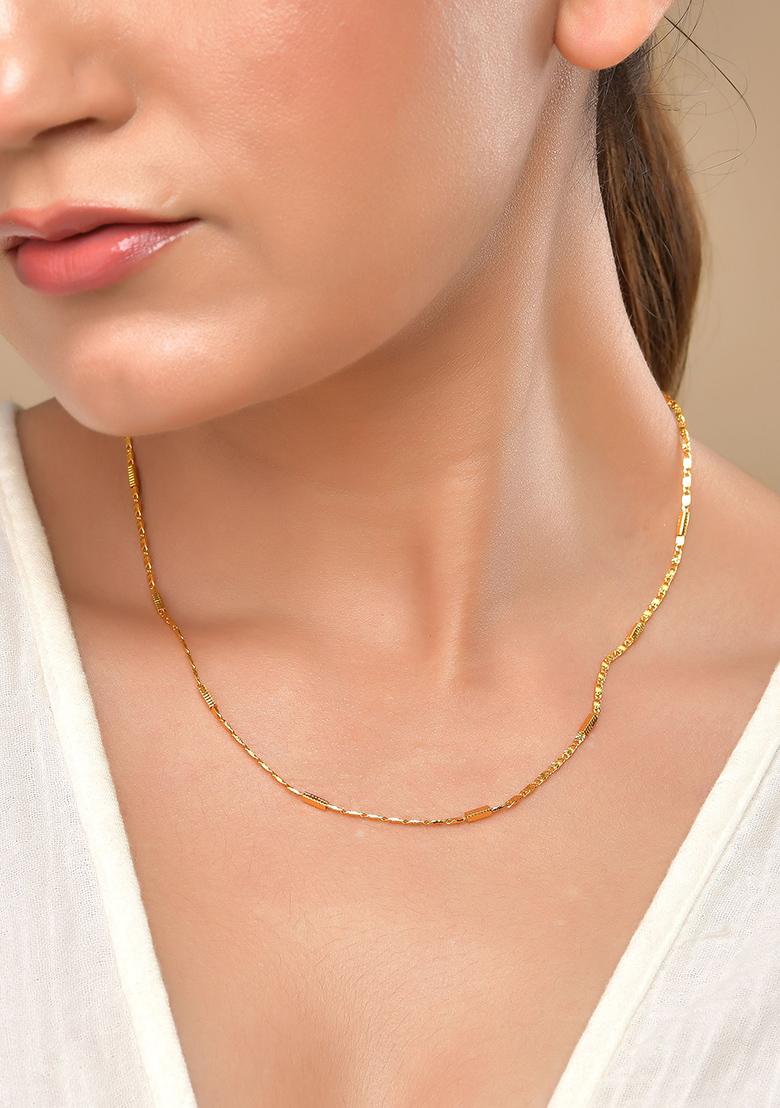 Pipe Shaped Classic Chain For Women - Indya