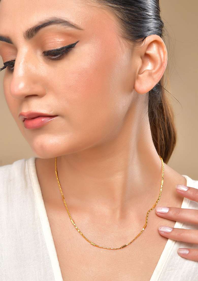 Pipe Shaped Classic Chain For Women - Indya