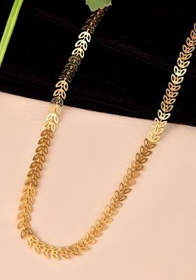 Leaf Shaped Minimal Chain For Women