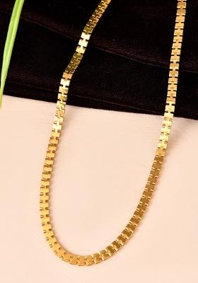 Women Gold-Plated Classic Linked Chain