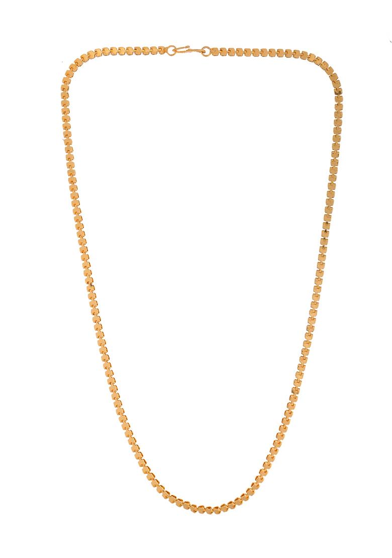 Women Gold-Plated Classic Linked Chain - Indya