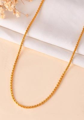 Gold Plated Women Stainless Steel Classic Chain 