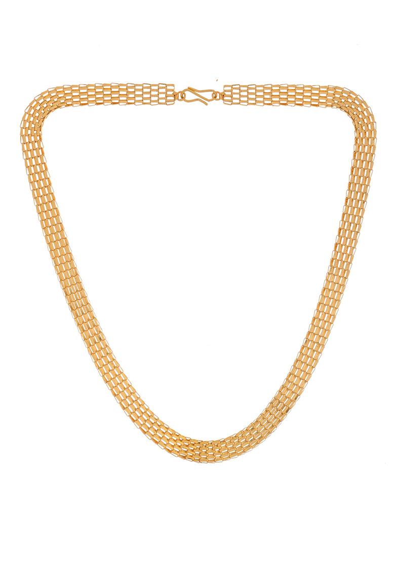 Men Gold Plated Think Classic Chain - Indya