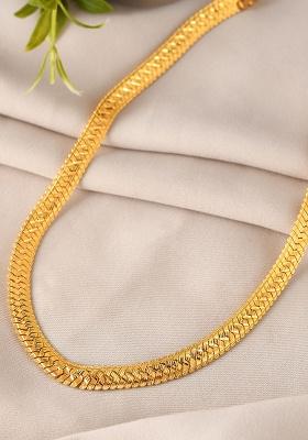 Gold-Plated Minimal Chain For Men