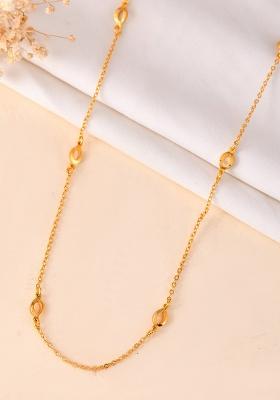 Gold Plated Minimal Designer Chain For Women 