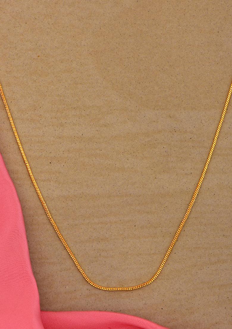 Golden Brass Neckleace - Indya