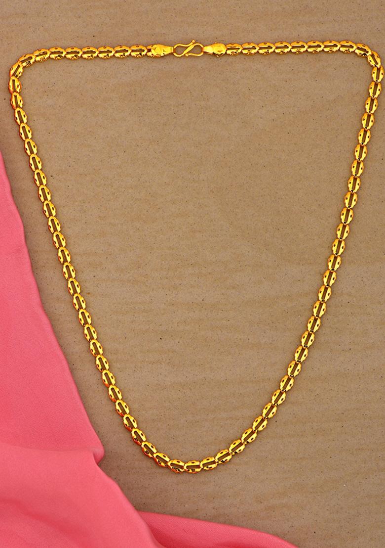 Golden Brass Neckleace - Indya