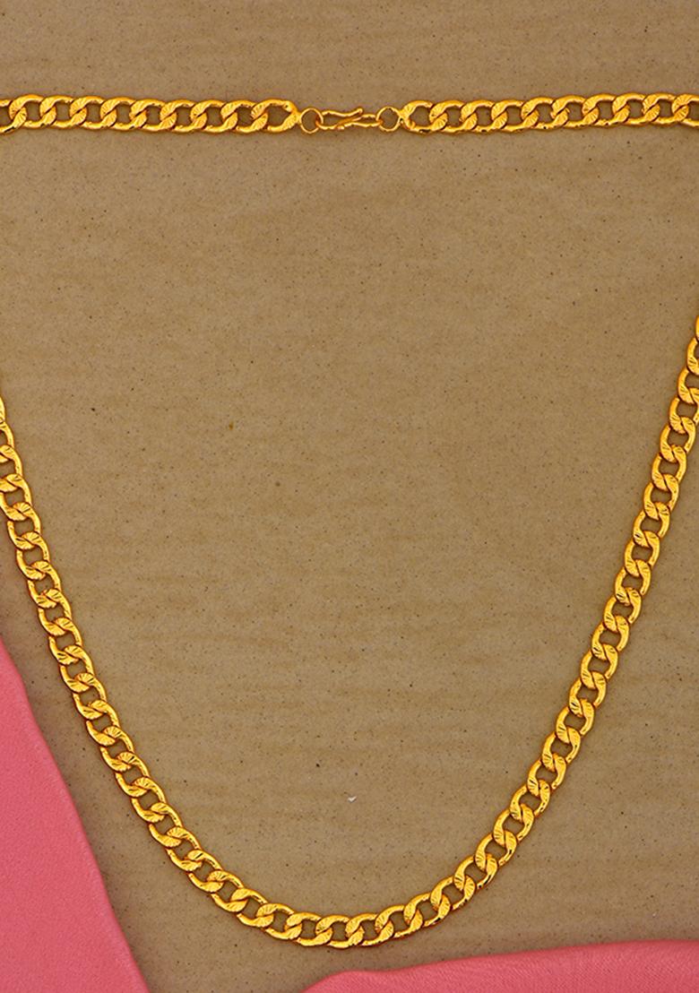 Golden Brass Neckleace - Indya