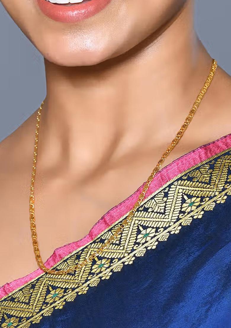 Golden Brass Neckleace - Indya