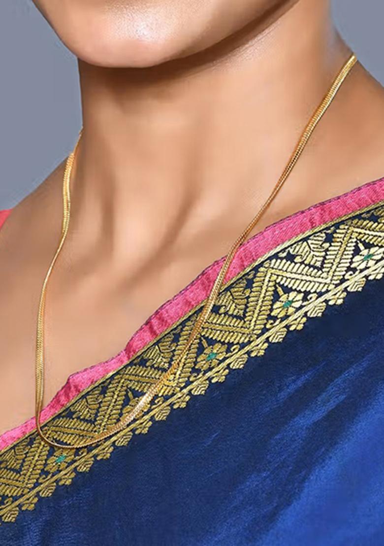 Golden Brass Neckleace - Indya