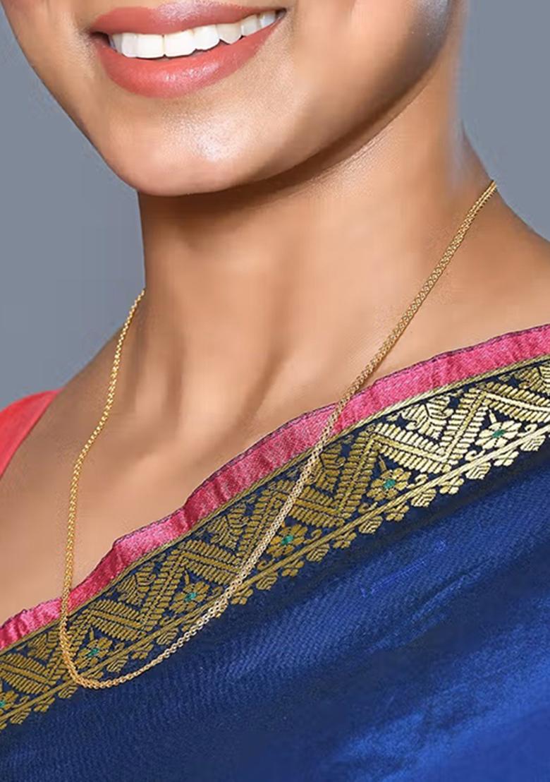 Golden Brass Neckleace - Indya