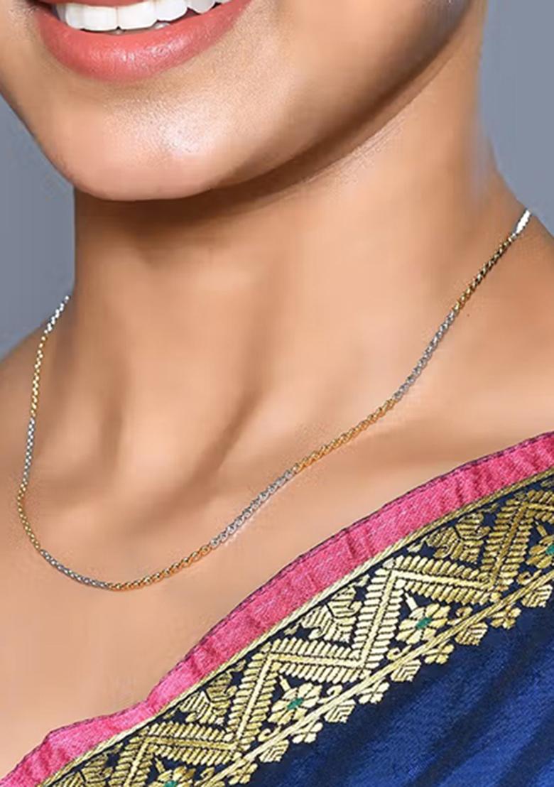 Golden Brass Neckleace - Indya
