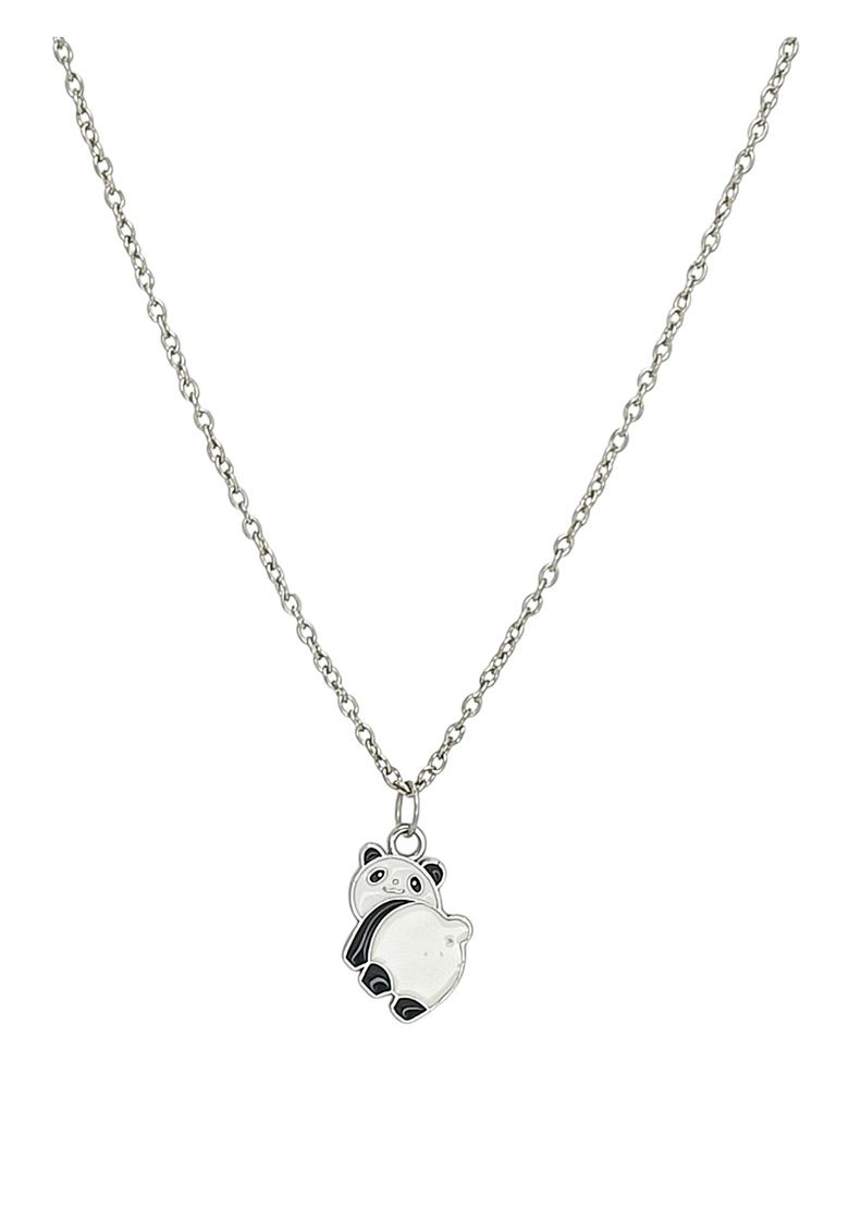 Silver Alloy Chain Pendant - Indya