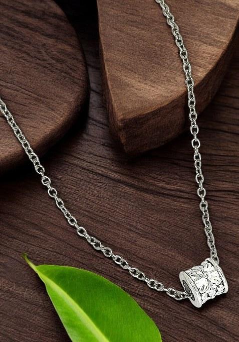 Silver Alloy Chain Pendant