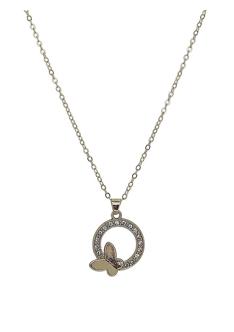 Silver Alloy Chain Pendant - Indya