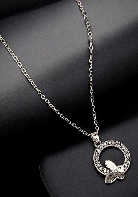 Silver Alloy Chain Pendant