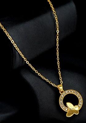 Golden Alloy Chain Pendant