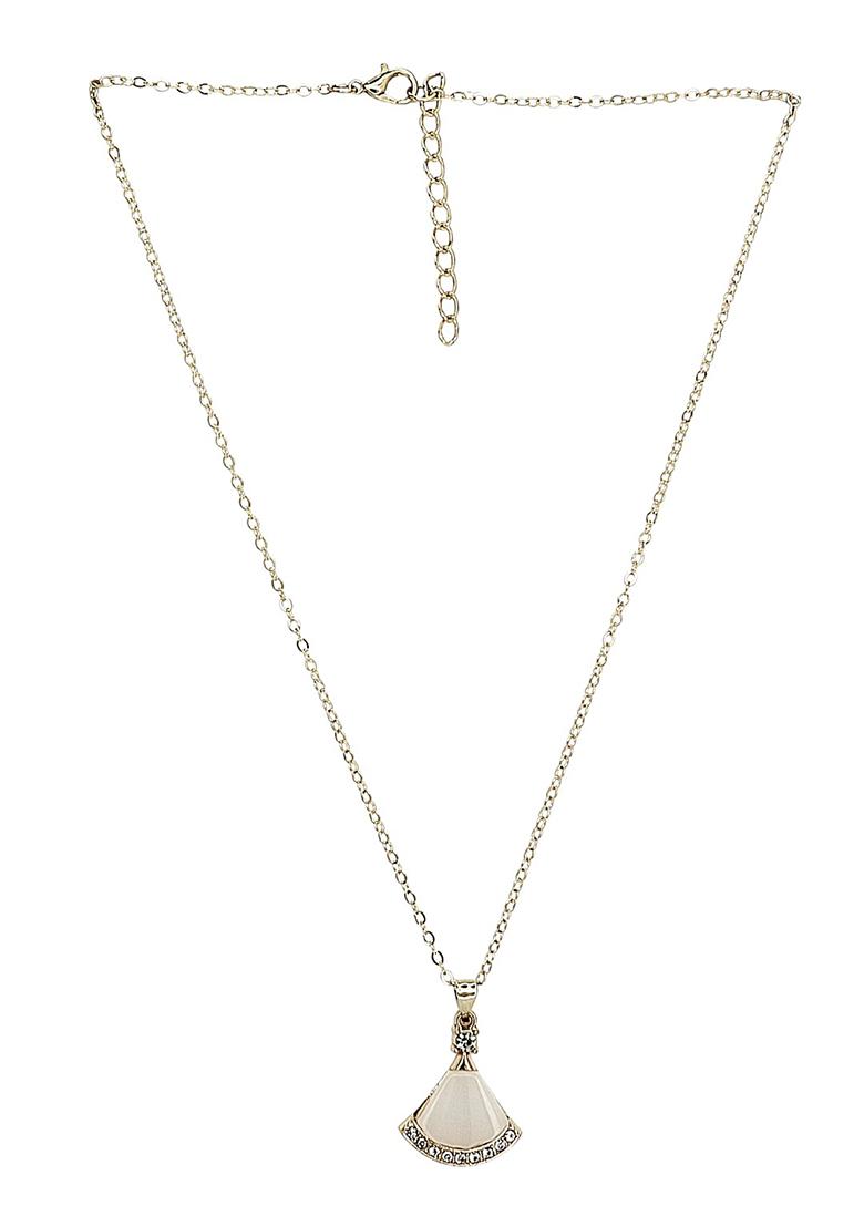 Silver Alloy Chain Pendant - Indya