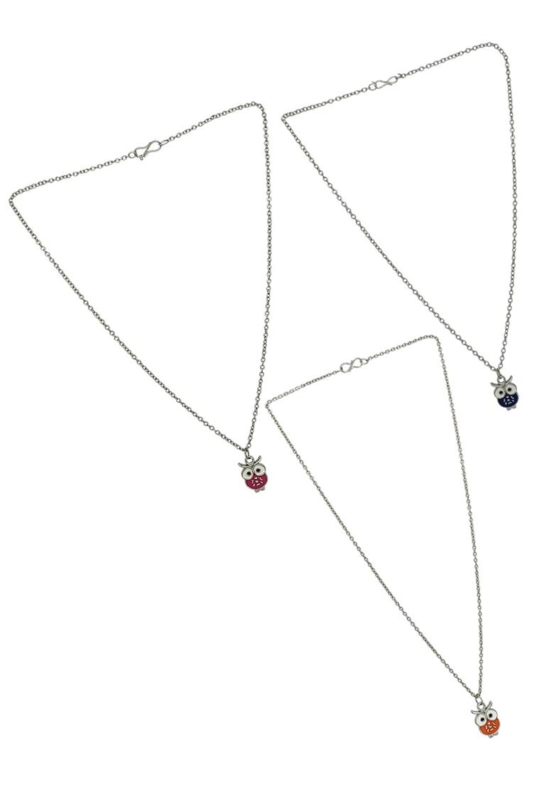 Silver Alloy Chain Pendant - Indya