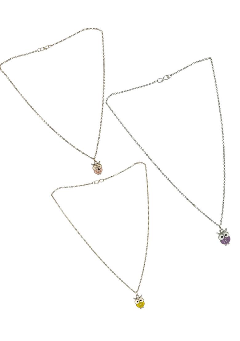 Silver Alloy Chain Pendant - Indya