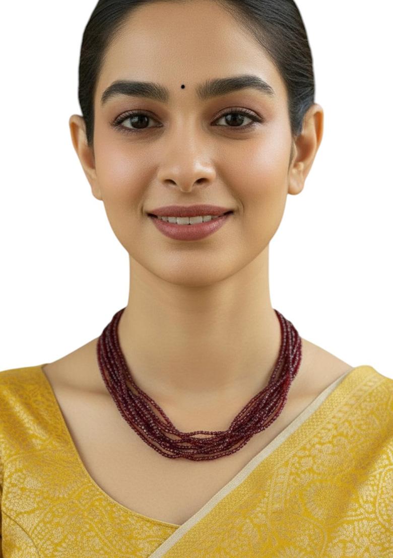 Golden Alloy Chain Pendant - Indya