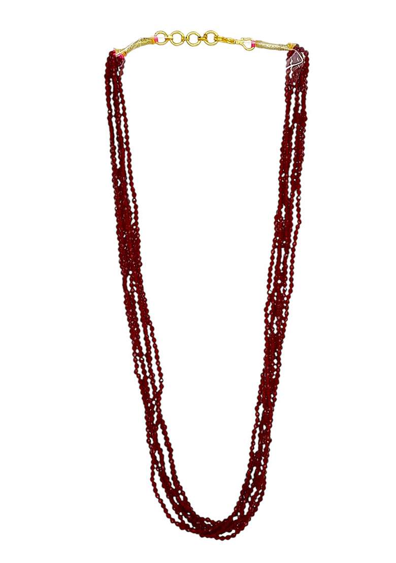 Golden Alloy Chain Pendant - Indya