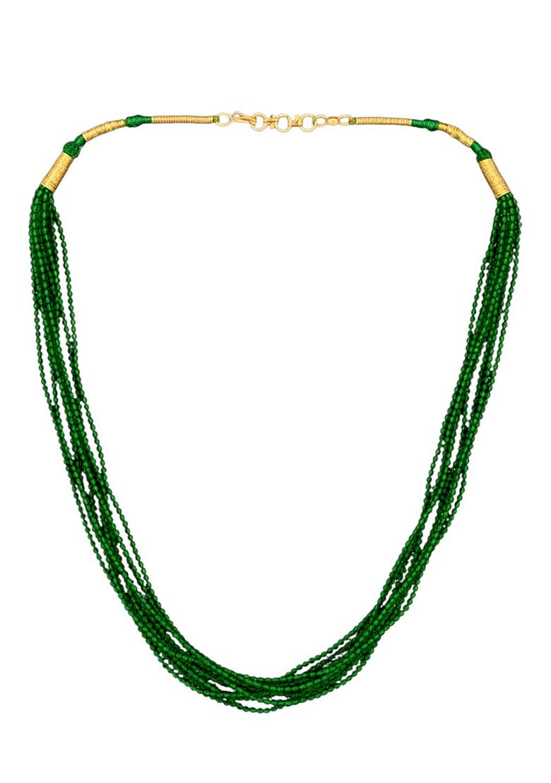 Golden Alloy Chain Pendant - Indya