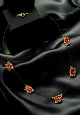 Golden Alloy Chain Pendant