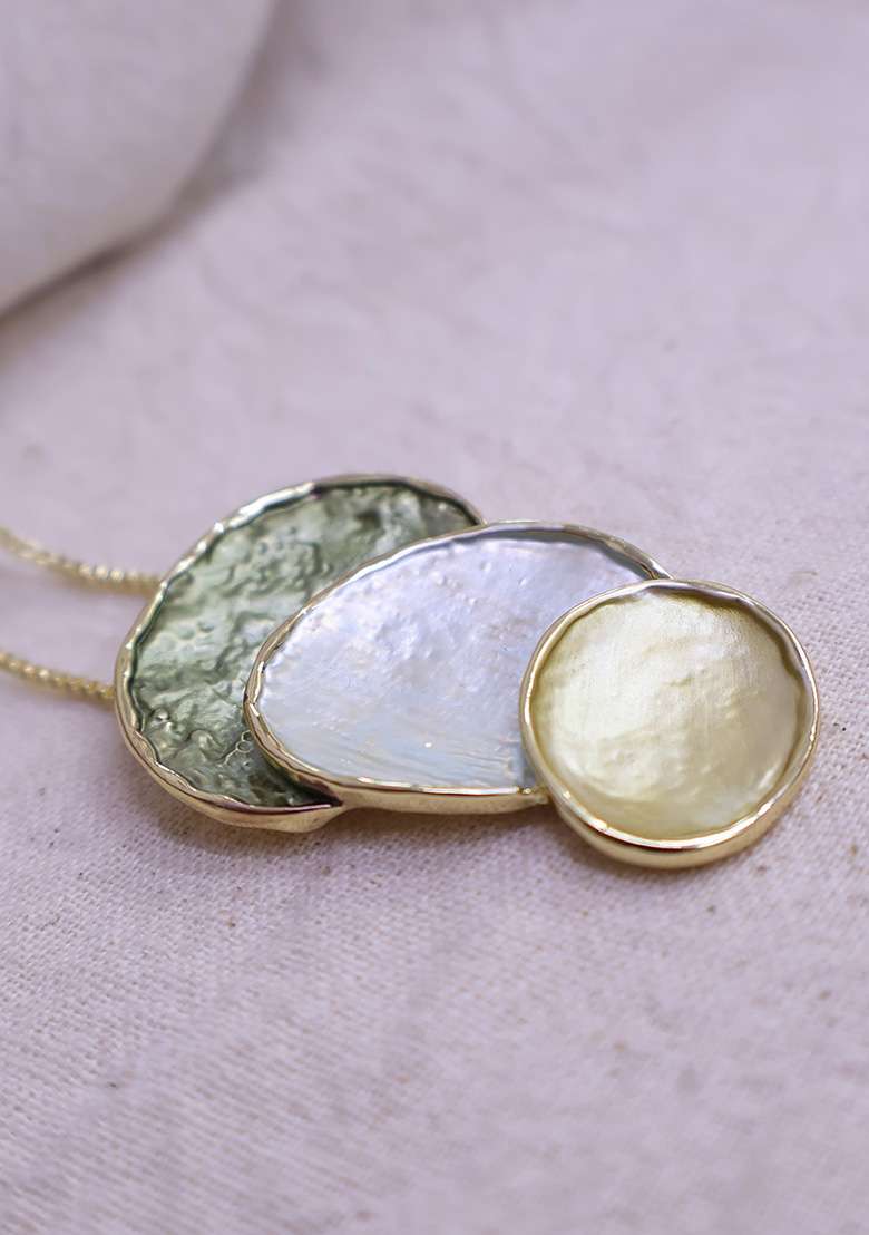Multicolor  Stainless Steel Necklace Set - Indya