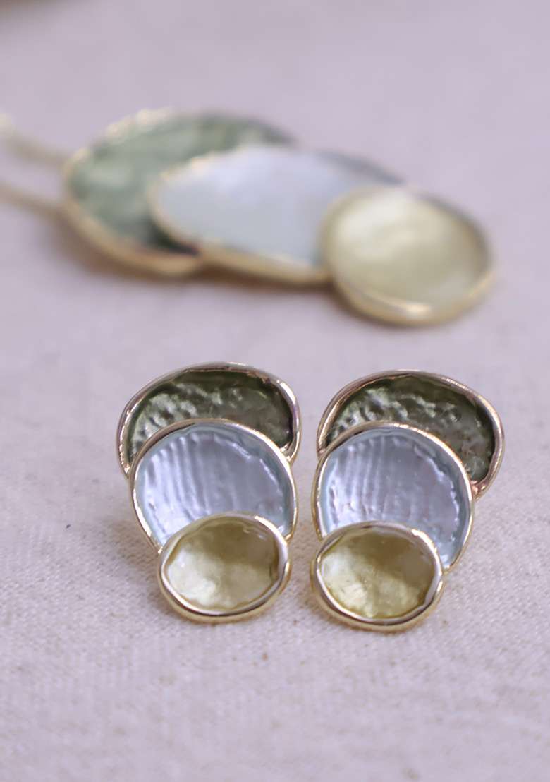Multicolor  Stainless Steel Necklace Set - Indya