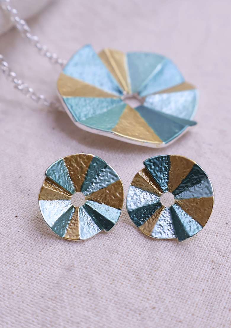 Multicolor  Stainless Steel Necklace Set - Indya