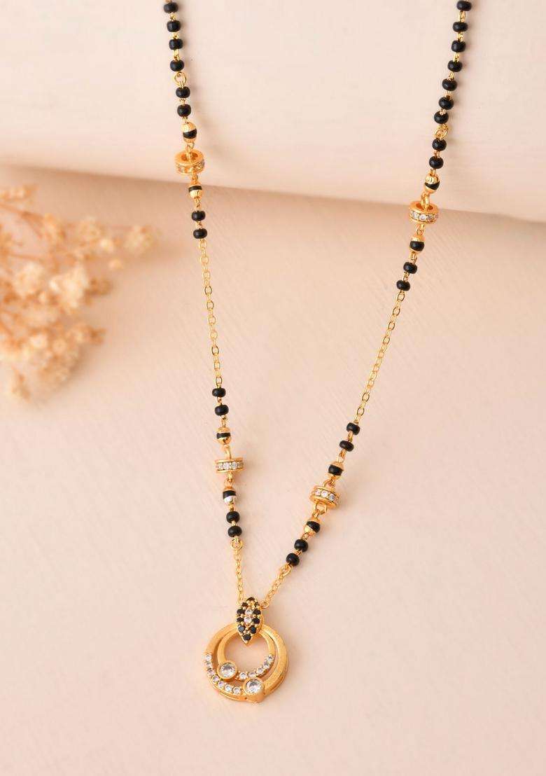 Gold Stainless Steel Mangalsutra - Indya