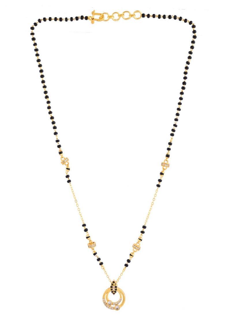 Gold Stainless Steel Mangalsutra - Indya