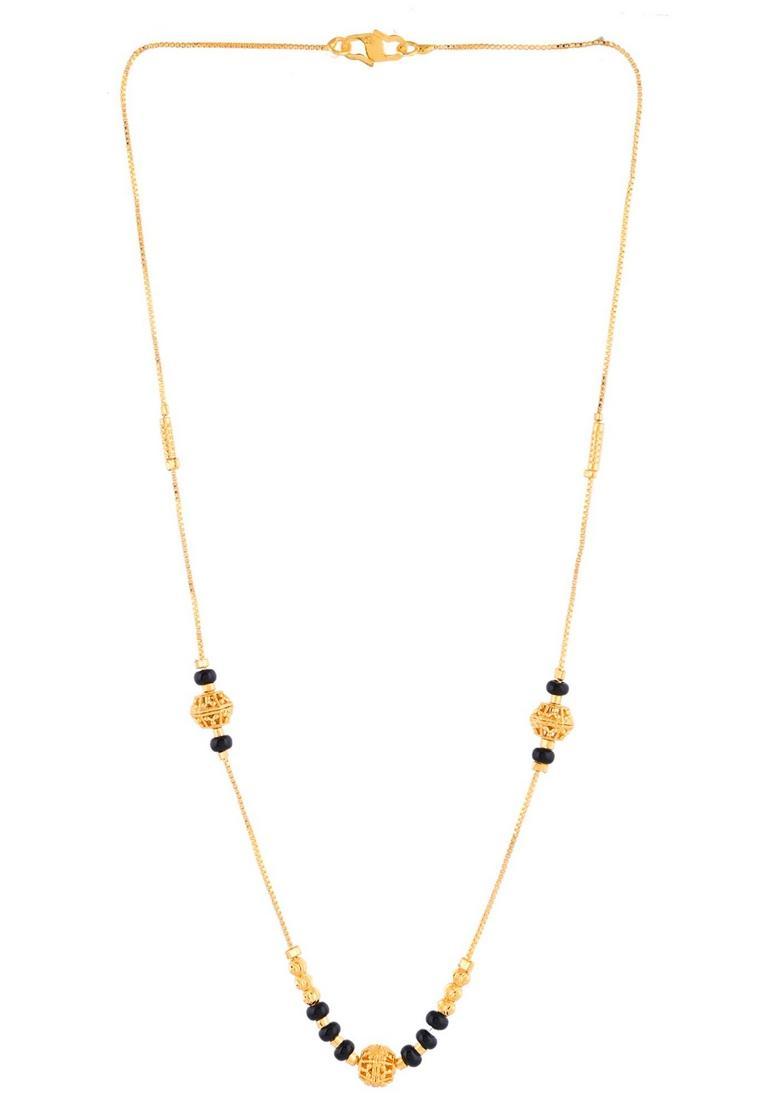 Gold Stainless Steel Mangalsutra - Indya