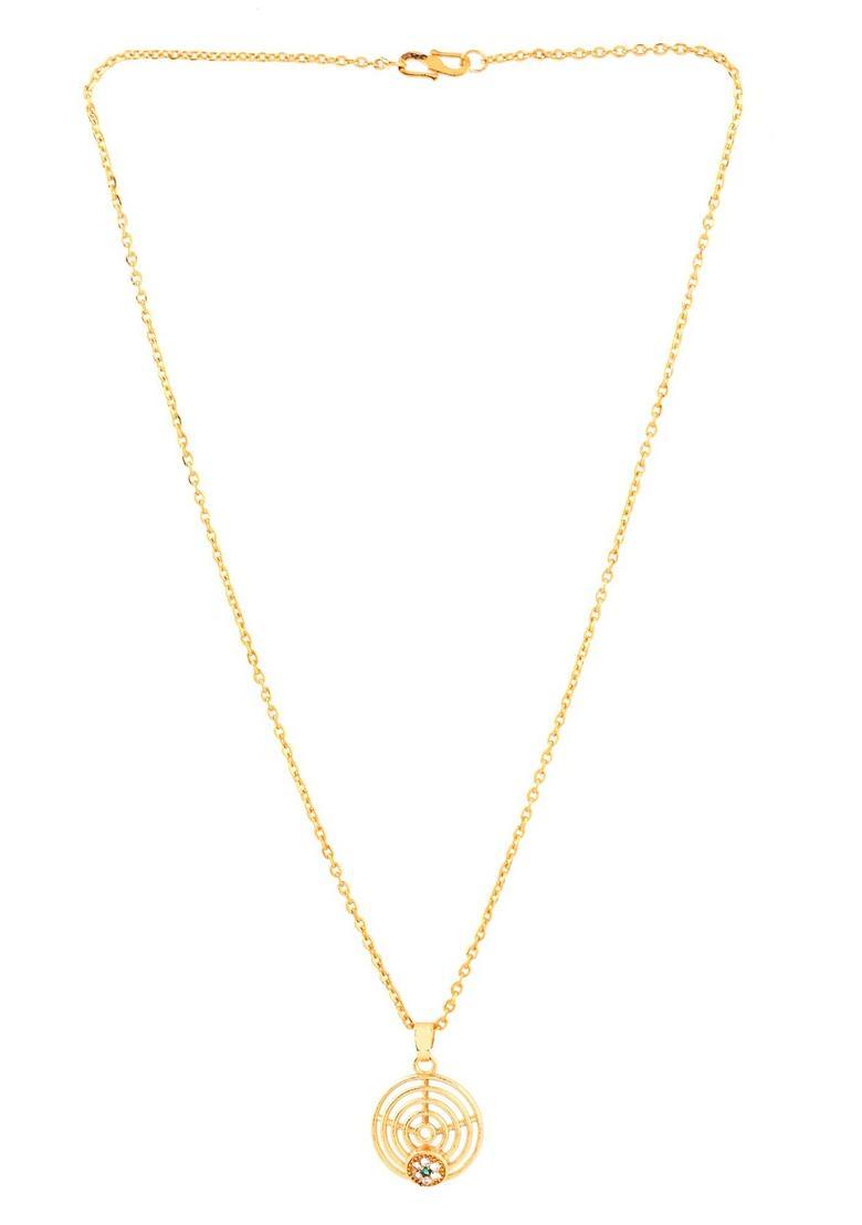 Gold Stainless Steel Pendant - Indya