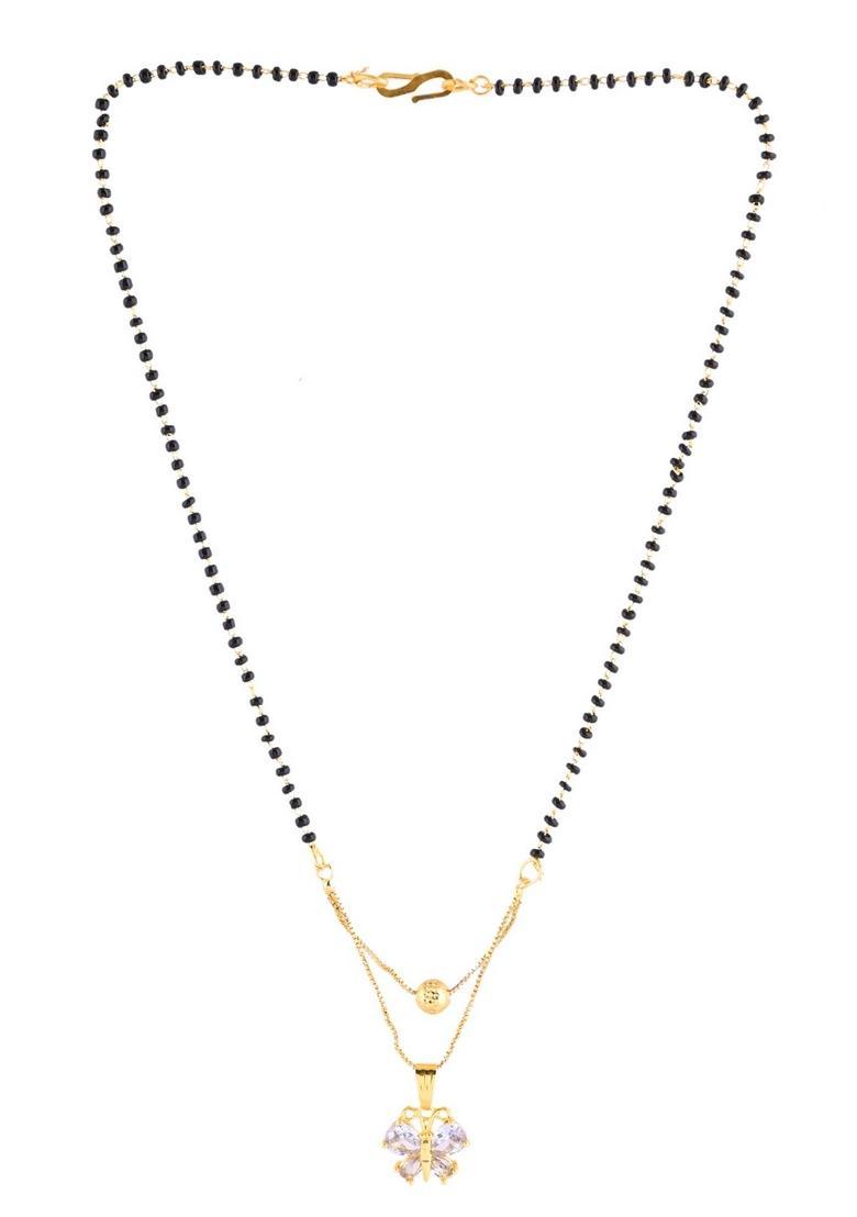 Gold Stainless Steel Mangalsutra - Indya